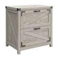 White 2 Drawer Lateral File Cabinet L2736