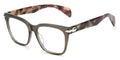 Green Rectangular Eyeglasses X49164
