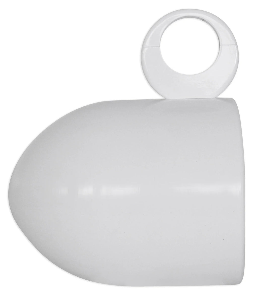 White Aluminum Wakeboard Tower Speaker Pods with Covers J50620