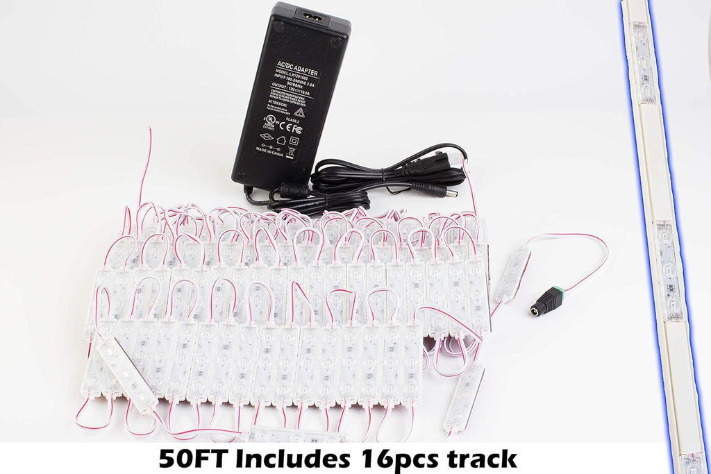 50FT Pure White LED Light with Track E8718
