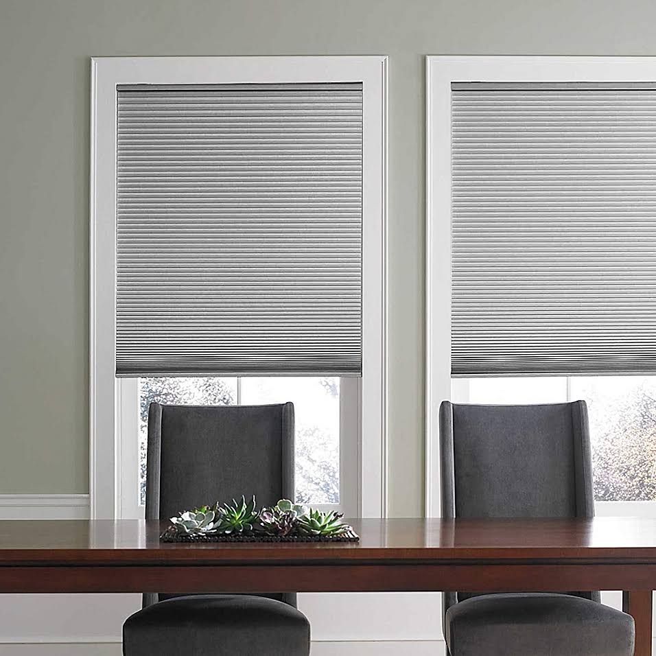 Grey Cordless Blackout Cellular Shade B784400
