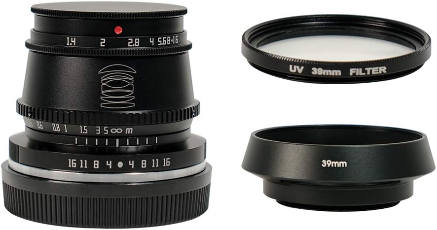 35mm F1.4 APS-C Format Manual Focus Fixed Lens for Fuji X Mount Cameras Black B4584