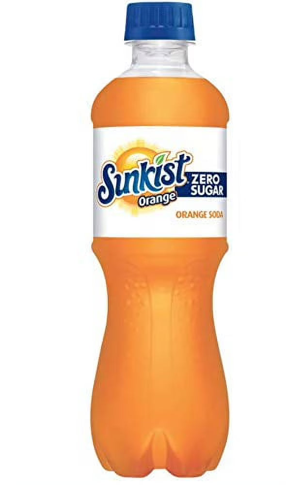 Orange Zero Soda 20 oz Bottles (Pack of 16) Z3433