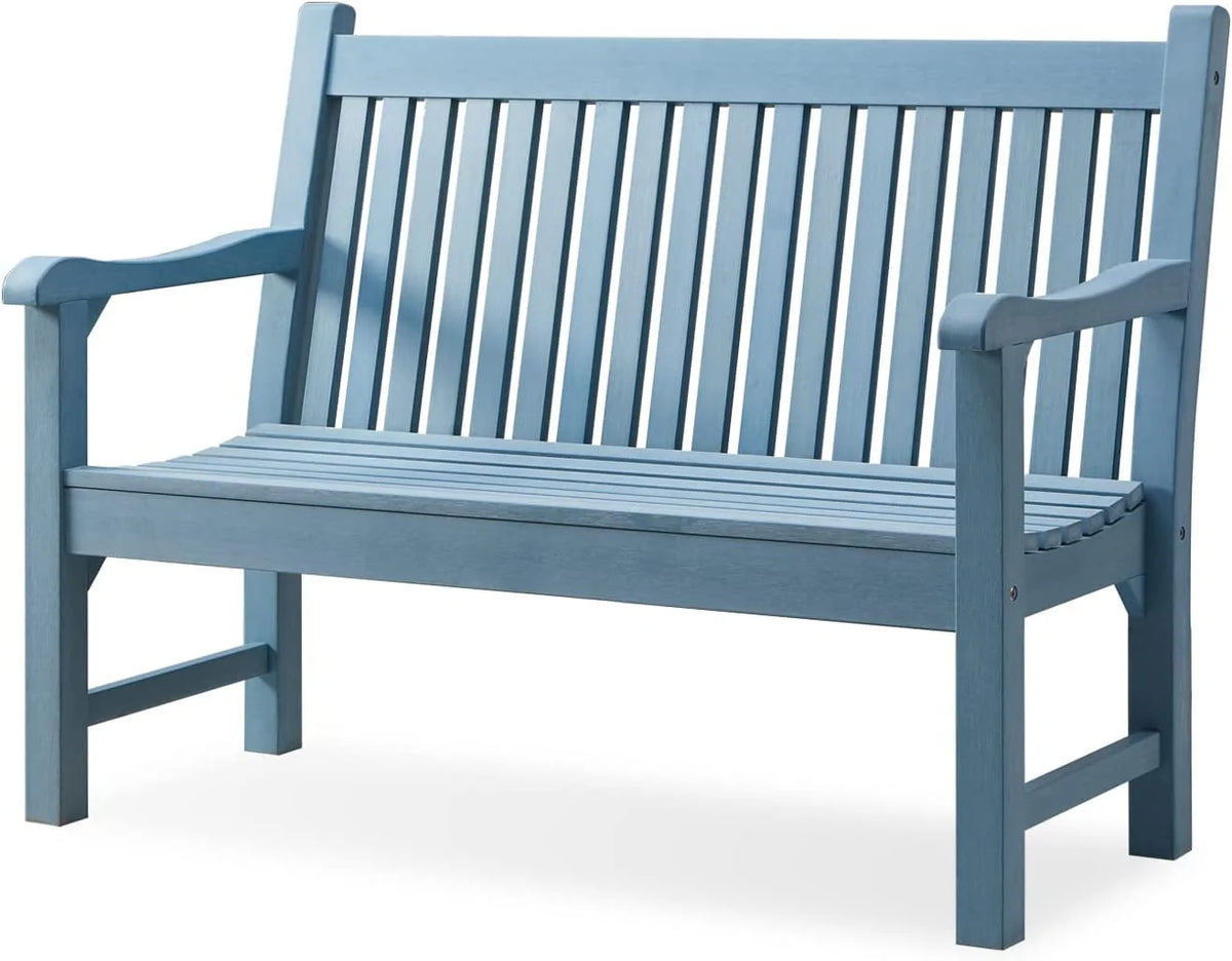 Blue 2-Person Poly Lumber Garden Bench H911740