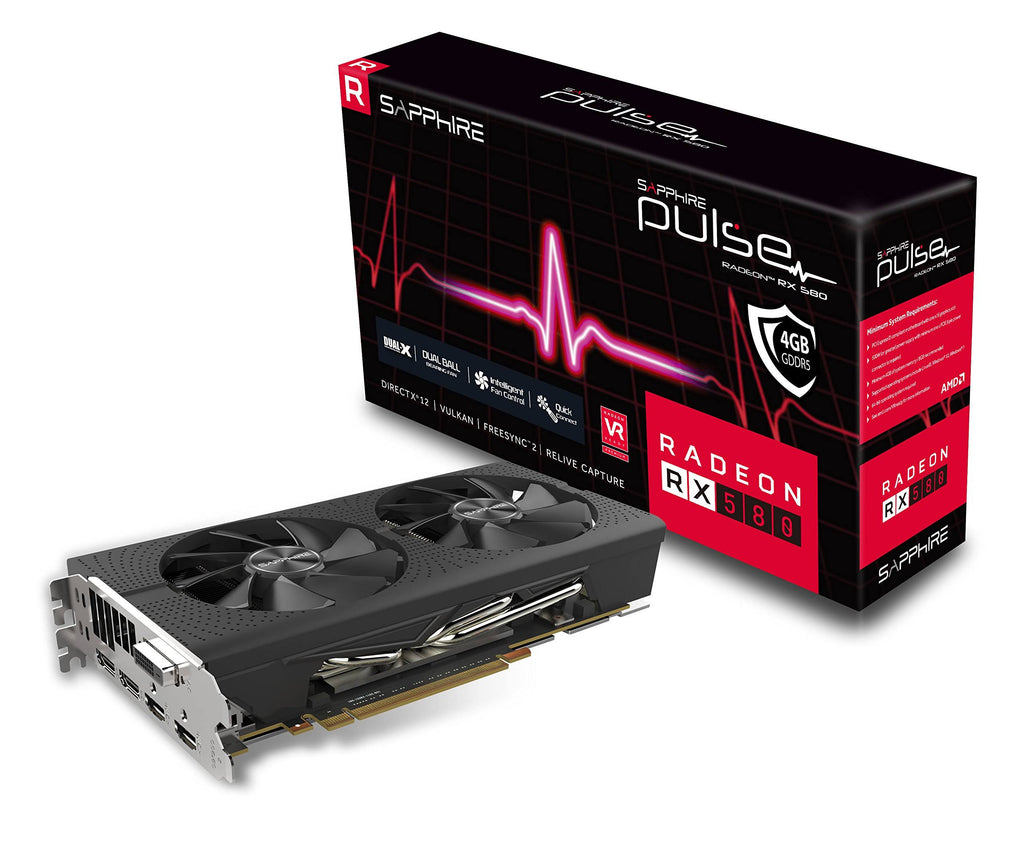 Radeon Pulse RX 580 4GB GDDR5 PCI-E Graphics Card X694774
