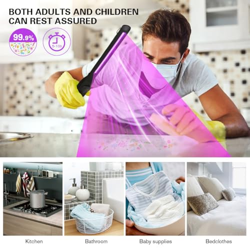 Portable USB Rechargeable UV Light Sanitizer 1 Pack J1320