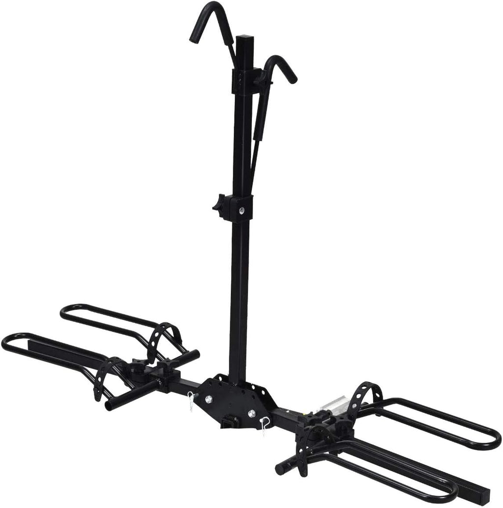 2-Bike Hitch Mount Rack Foldable Receiver L7381