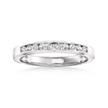 14kt White Gold Diamond Wedding Band O752