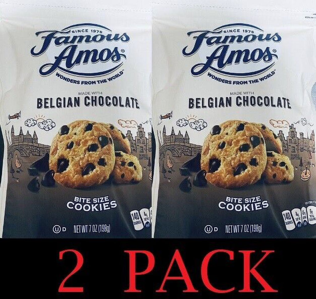 2 PACK Belgian Chocolate Chip Cookies 7 oz Z326541