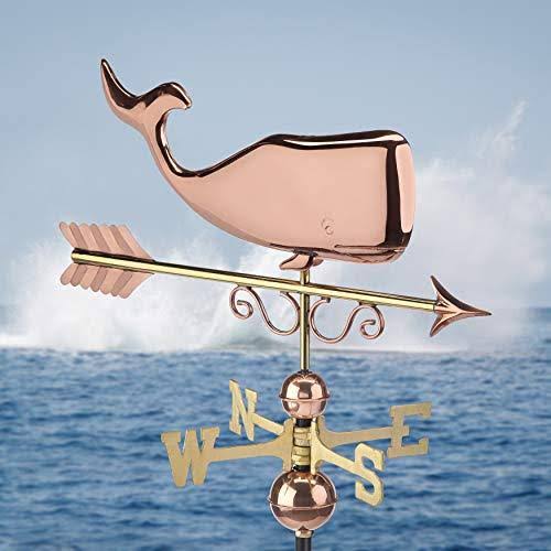 Pure Copper Save The Whales Weathervane A164