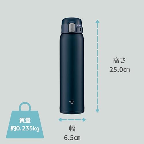Navy 600ml Stainless Water Bottle N986870