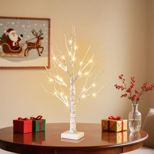 108 Led 8 Modes Lighted Birch Tree Y70122