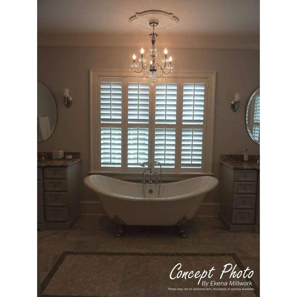23 5/8x22OD x 1 1/2x22P Hand-Painted Ceiling Medallion N575