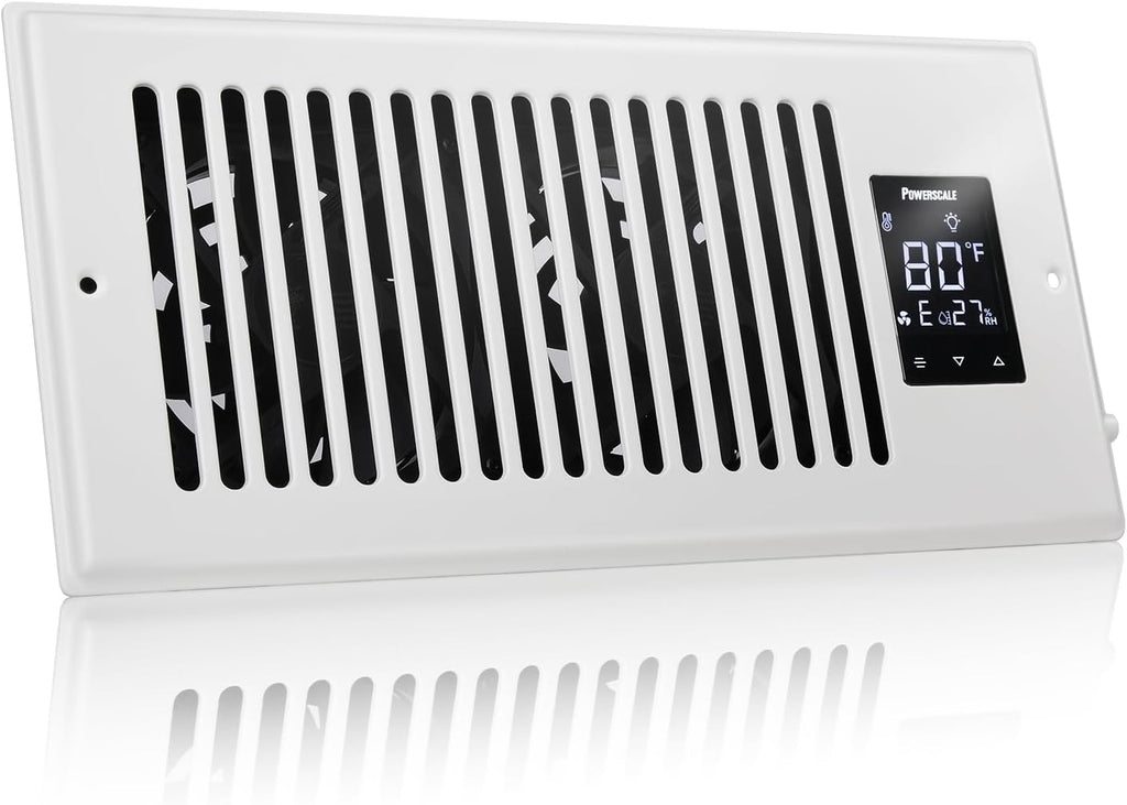 Smart Vent & Quiet Air Booster Register Fan with Humidity Sensor L228907