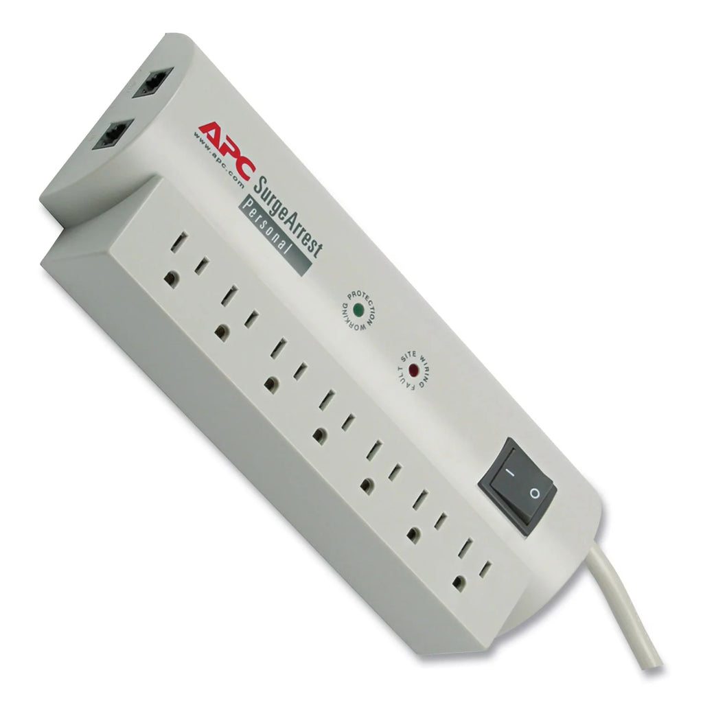 7 Outlets 6 ft Cord 240 Joules Surge Protector S88022