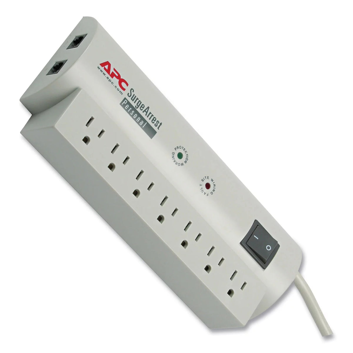 7 Outlets 6 ft Cord 240 Joules Surge Protector S88022