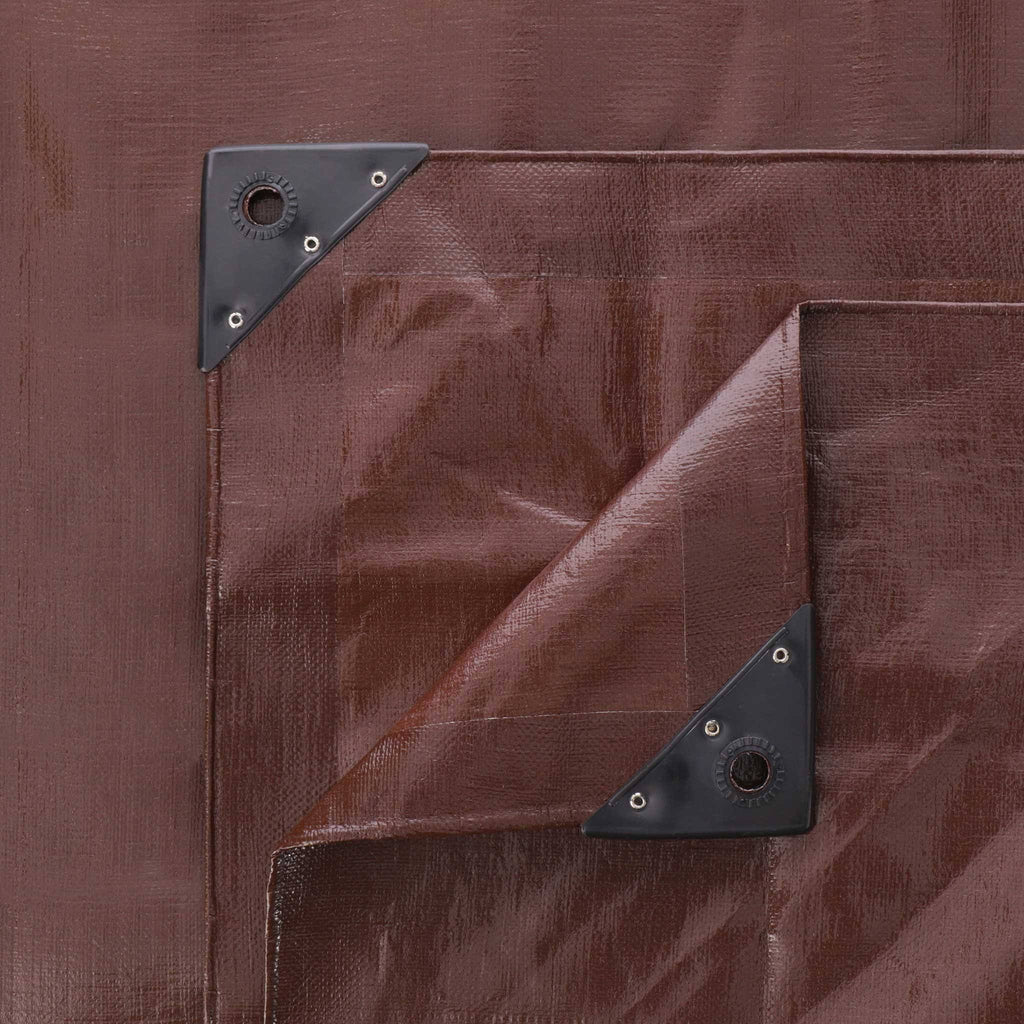 Heavy Duty Poly Tarp Brown 20’ x 30’ X896758