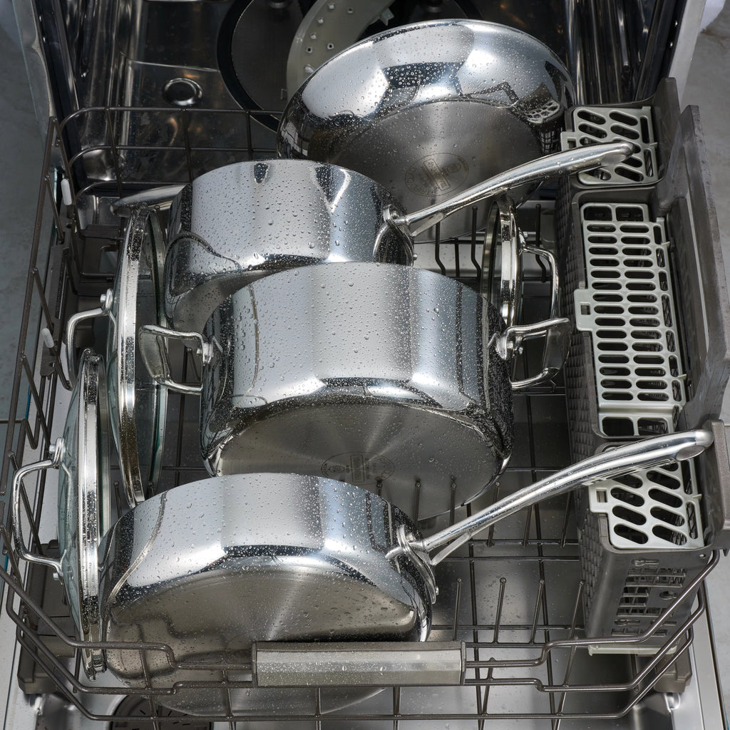6 Qt Covered Stainless Steel Braiser Pan O75865