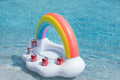 Inflatable Rainbow Cloud Drink Float Pool Cooler C276