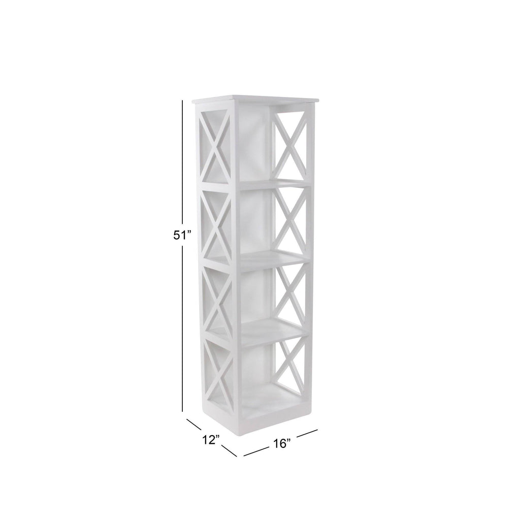 White Wood Shelf Y692352