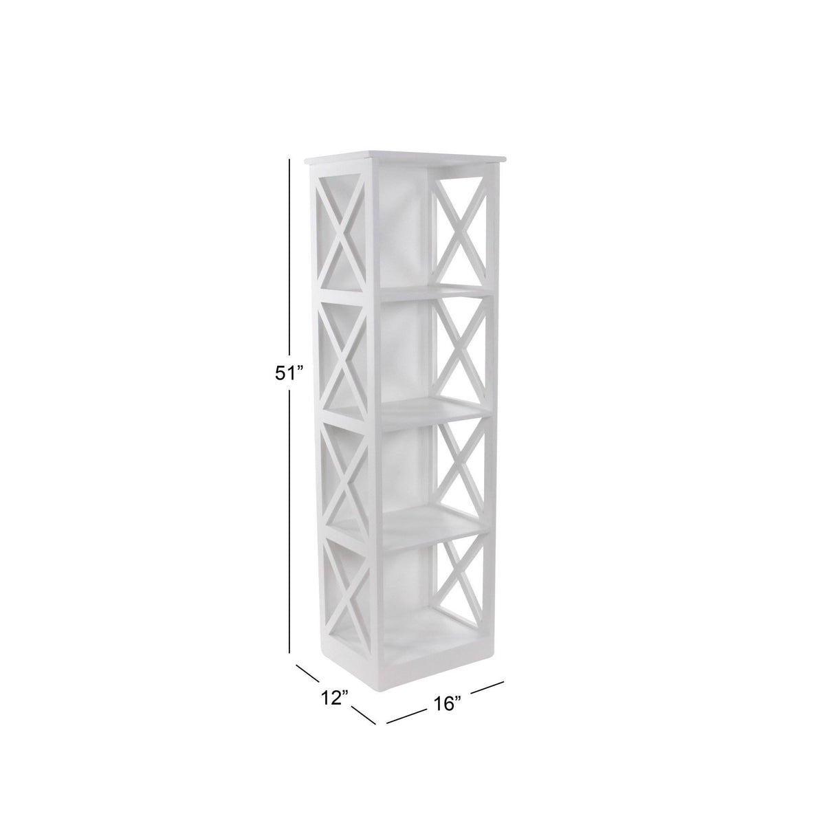 White Wood Shelf Y692352