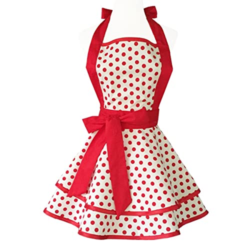 Handmade Cotton Retro Apron K872360