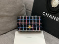 Navy Tweed Mini Rectangular Flap Bag N8247