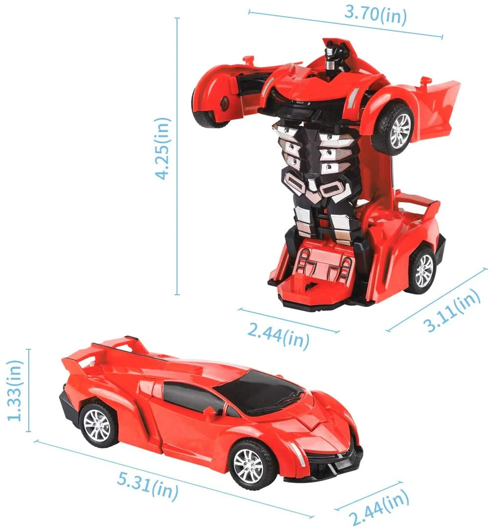 3 Pack Transforming Robot Car Toy S76511