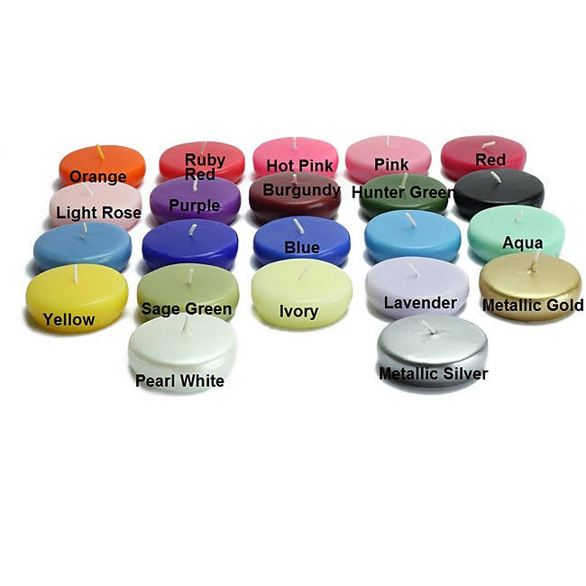 2.25-Inch Floating Candles Hot Pink H8799