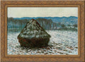 Gold Ornate Wood Framed Canvas Art P19087