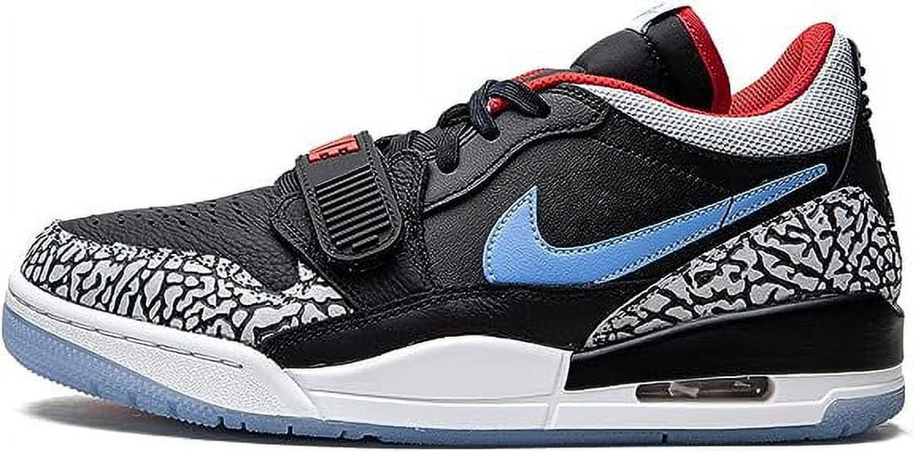 Men's Low Black Wolf Grey Valor Blue Sneakers B410152