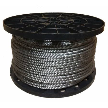 Stainless Steel Aircraft Cable Wire Rope 7x19 Type 304 (250 Feet) K78285