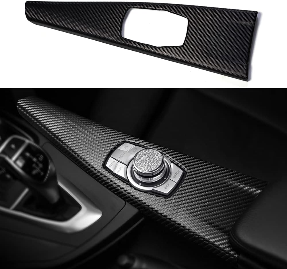 Multimedia Buttons Panel Cover Molding Trim Sticker Kit Interior Accessories Pack of 2 Q151799