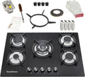 30 Inch 5 Burner Gas Cooktop with Cast Iron Grates R636