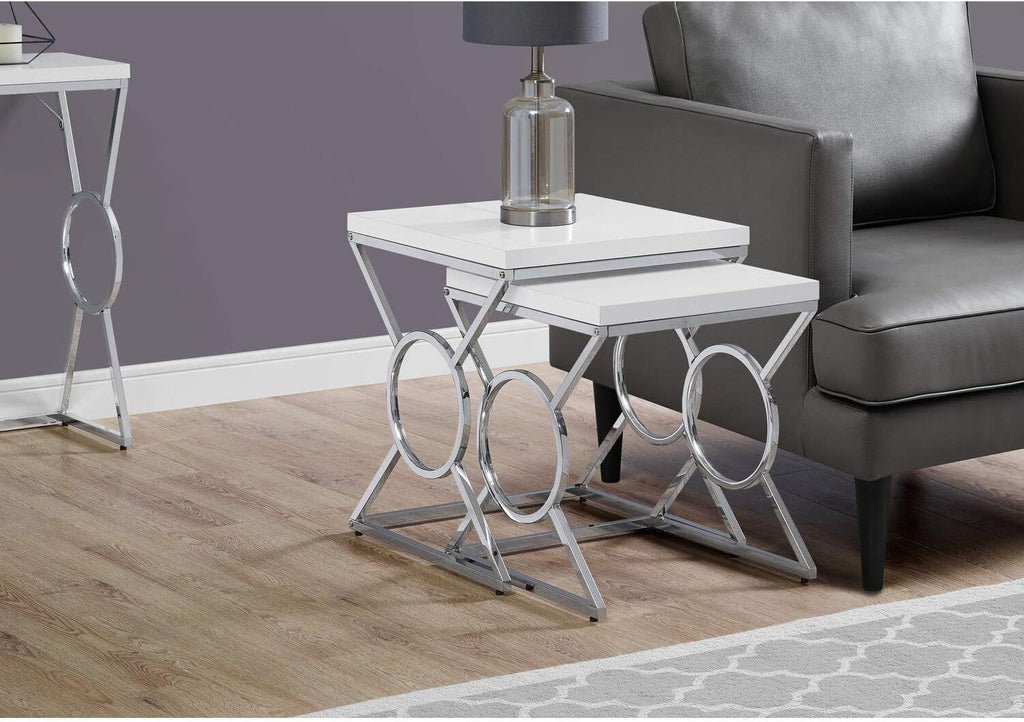 White Nesting Table V935