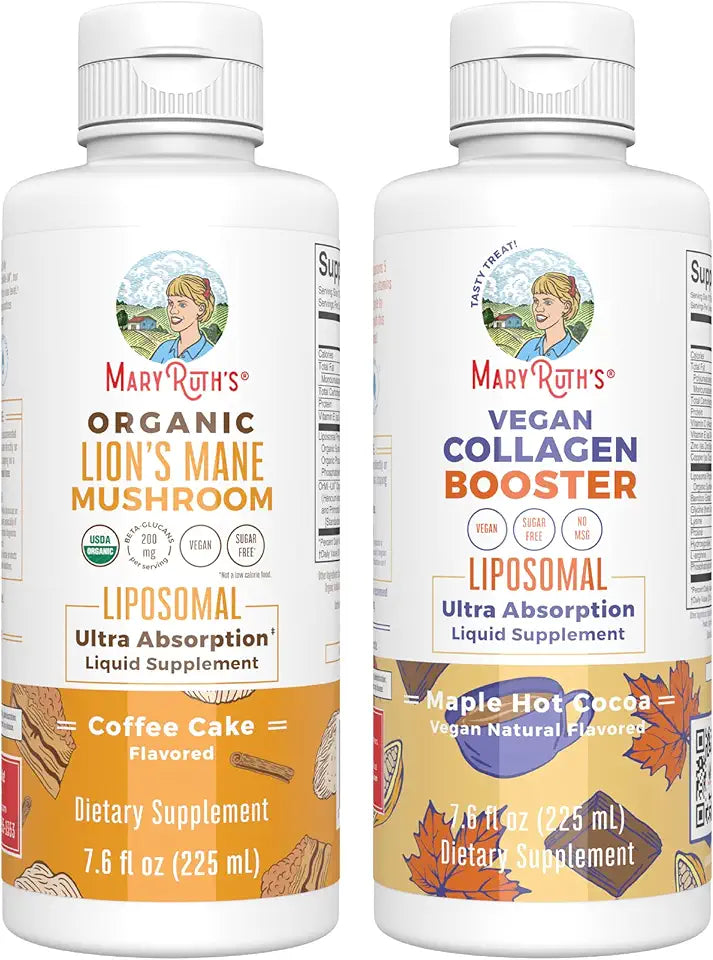 Lion's Mane & Collagen Liposomal Vegan Non-GMO R153253