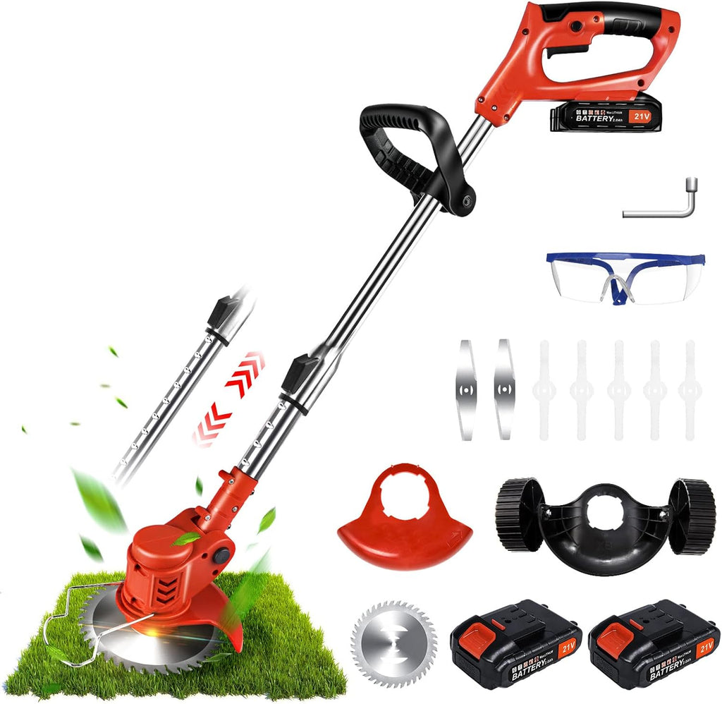 21V Cordless String Trimmer with 2 Batteries W21121