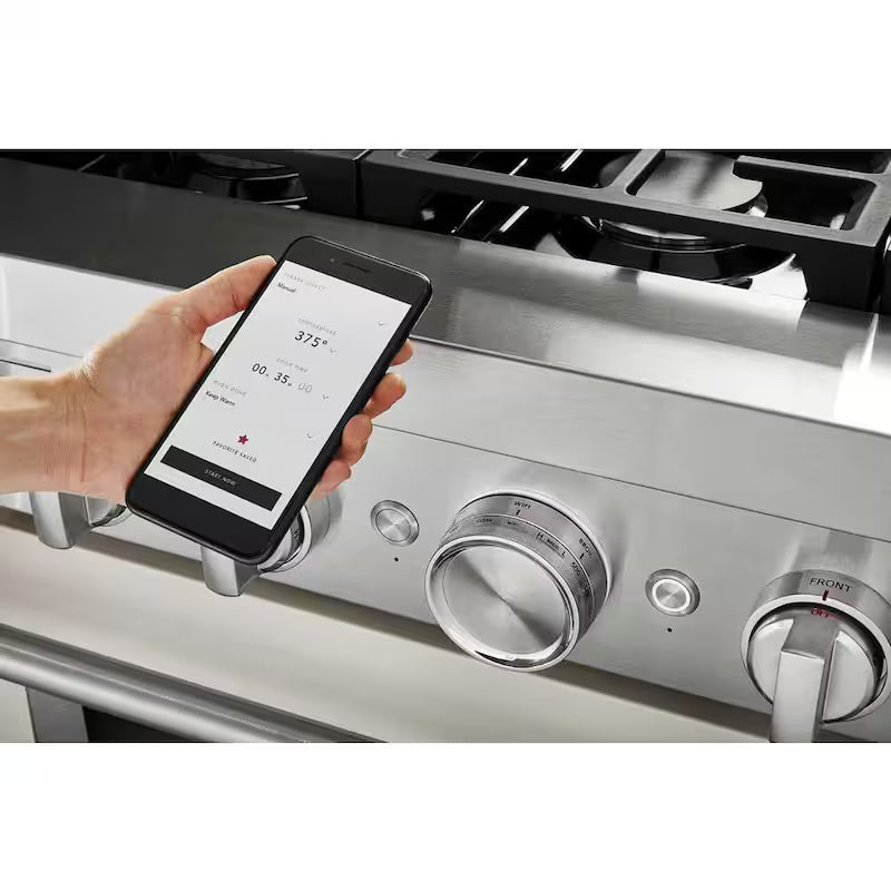 5.1 cu. ft. Smart Gas Range with Self-Cleaning and True Convection E13576