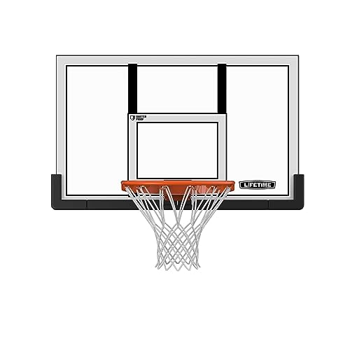 48 in. Shatter Proof Backboard Rim Combo Orange White A304078