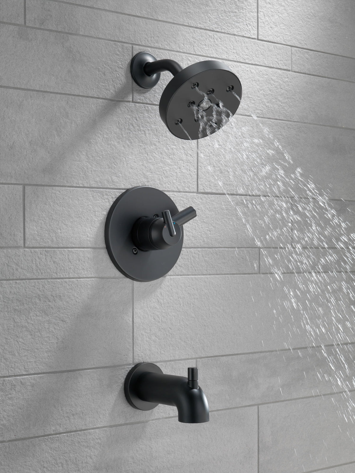 Matte Black Tub & Shower Trim V954781