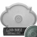 Waltz Ceiling Medallion, Hand-Painted Cloud Burst S642