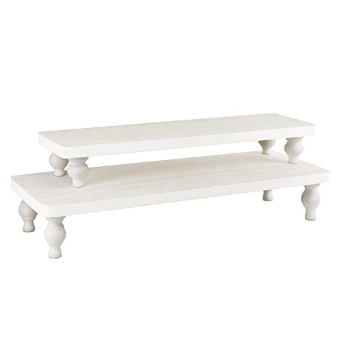 2 Pcs Wooden Display Riser Stand F246