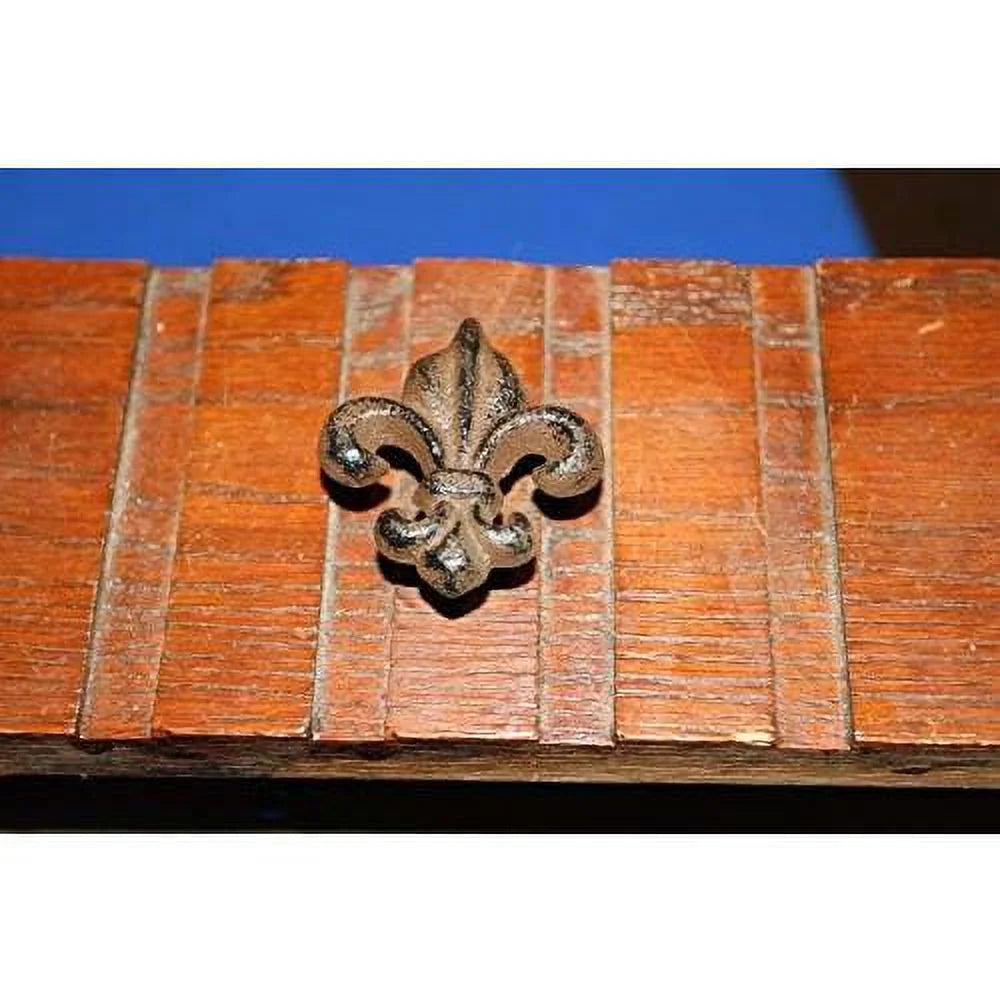 Cast Iron Fleur De Lis Cabinet Knobs, Pack Of 30 O64151