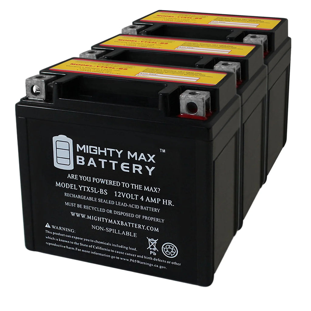 3 Pack Motorcycle Battery R285