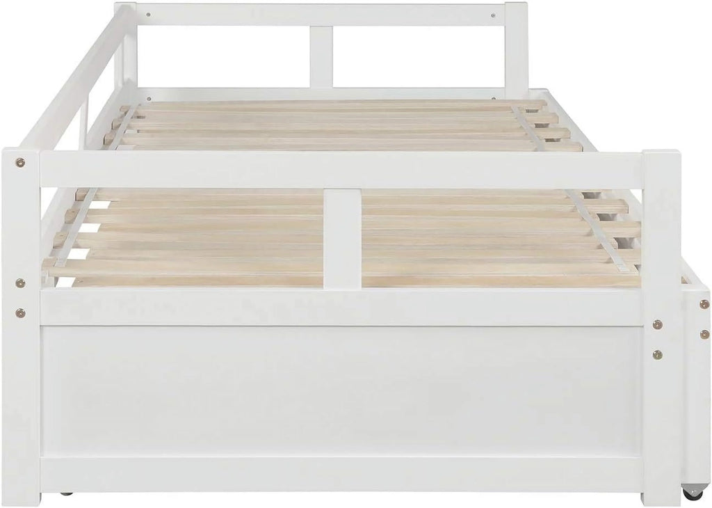 White Wood Extendable Daybed L2120