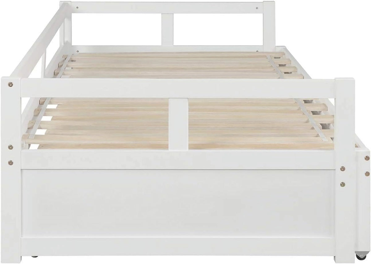 White Wood Extendable Daybed L2120