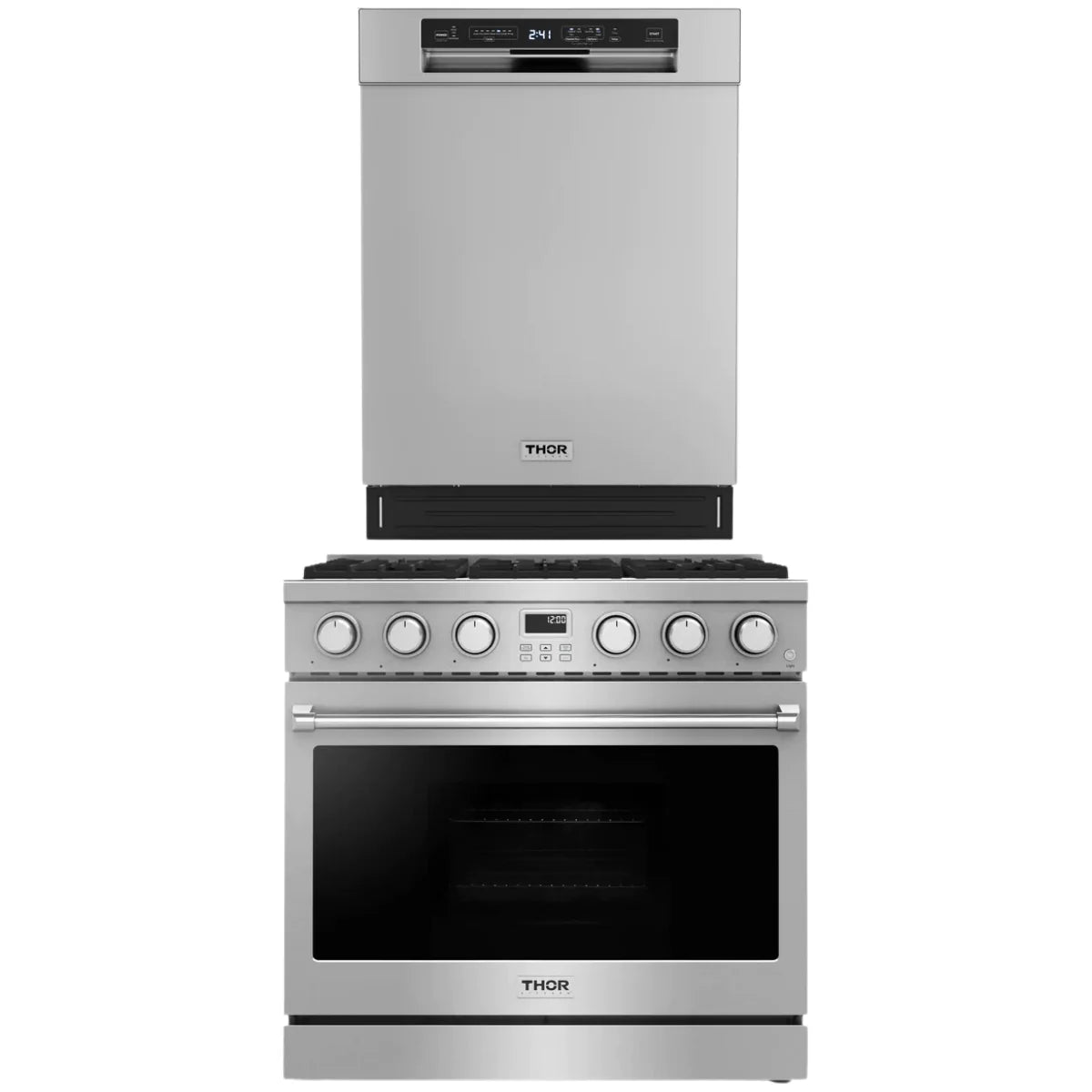 36 Gas Range and Dishwasher T480822