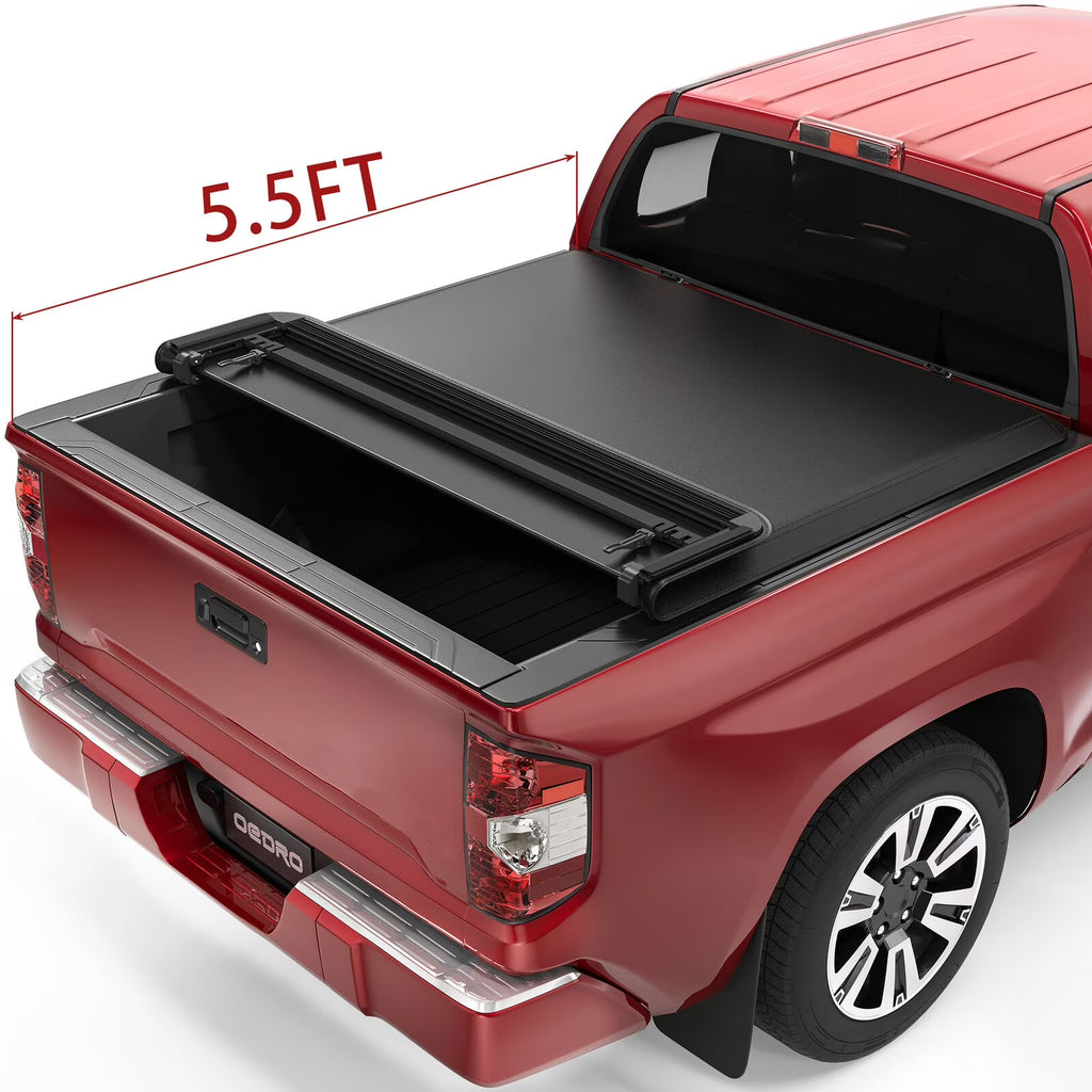 5.5ft Soft 4 Fold Truck Bed Tonneau Cover O998