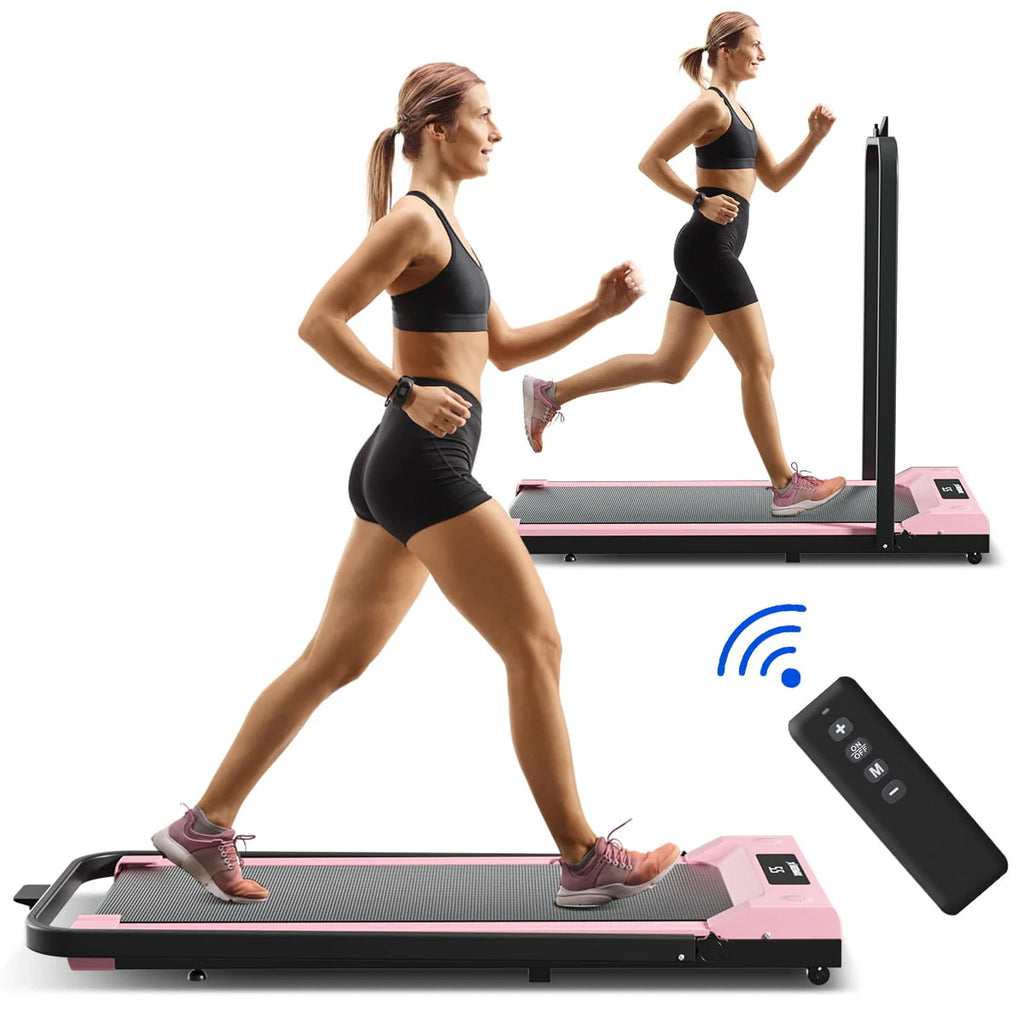2 in 1 Folding Treadmill, 3.0HP Under Desk Treadmill, 265lbs Capacity S96907