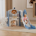 7 in 1 Toddler Slide Set with Basketball Hoop and Ball A2584